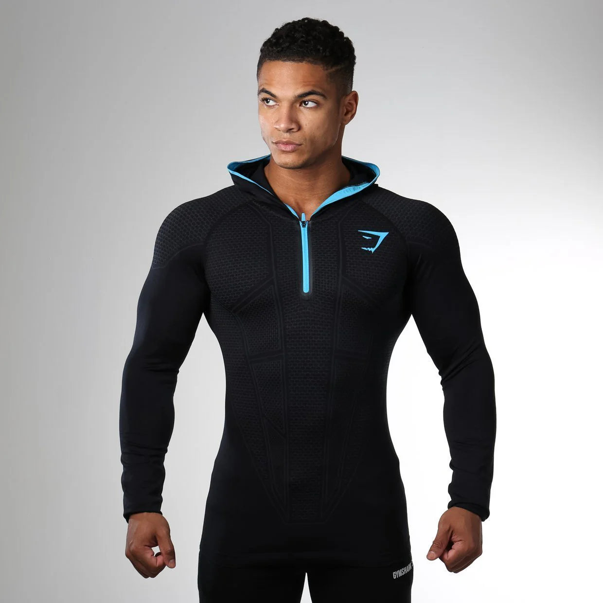 Camiseta Compressão Manga Longa - Onyx V1 Hoodie